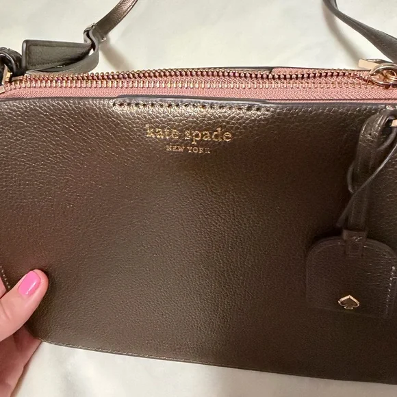 Kate Spade Eva Crossbody Bag in Ash Metallic - Picture 2 of 5